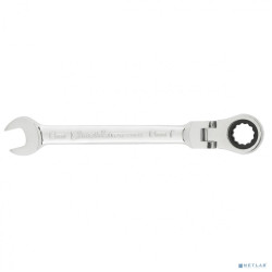 MATRIX Ключ комбинированный трещоточный, 13мм, CrV, шарнирный, зерк.хром [14865]