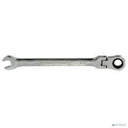 MATRIX Ключ комбинированный трещоточный, 8мм, CrV, шарнирный, зерк.хром [14860]