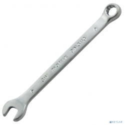 MATRIX Ключ комбинированный, 6 мм, CrV, матовый хром [15102]