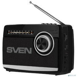 Радиоприемник портативный Sven SRP-535 черный USB SD/microSD