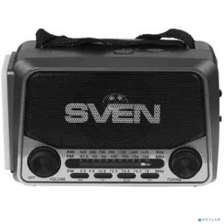 Радиоприемник портативный Sven SRP-525 серый USB SD/microSD