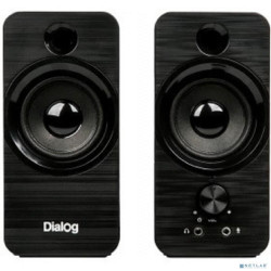 Dialog Stride AST-17UP - акустические колонки 2.0, 10W RMS, PhoneOut, Mic In, черные, питание от USB
