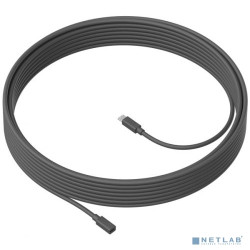 Logitech MeetUp 10m Mic Cable - GRAPHITE - WW - MEETUP 10M MIC CABLE