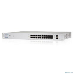 UBIQUITI US-24-250W 24 портовый коммутатор с раздачей 24 В или 48 В на всех портах, 250Вт