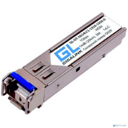 GIGALINK GL-OT-SG14LC1-1310-1550-D Модуль SFP, WDM, 1Гбит/c, одно волокно SM, LC, Tx:1310/Rx:1550 нм, 14 дБ, DDM (до 20 км)