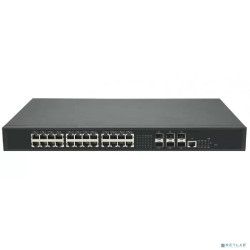 GIGALINK GL-SW-G305-30P Управляемый коммутатор L3 PoE GIGALINK, Stack, 24*1/2.5 Гбит/с PoE (8 портов 802.3BT, 16 портов 802.3at), 6*1/10Гбит/с