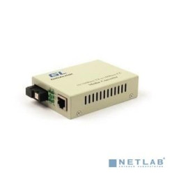 GIGALINK GL-MC-UTPF-SC1G-18SM-1550 Медиаконвертер 100/1000Мбит/c в WDM, без LFP, SM, SC, Tx:1550/Rx:1310, 18 дБ (до 20 км)