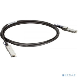 D-Link DEM-CB300QXS/C1A Пассивный кабель 40G QSFP+ длиной 3 м с 2 разъемами QSFP+ для прямого подключения коммутаторов DXS-3600 и DXS-3610