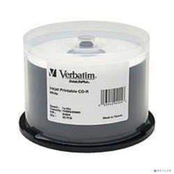 Verbatim  Диски CD-R 25 шт.   Printable InkJet, 52-x 700Mb, Cake Box (43439)