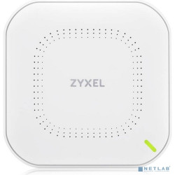 Точка доступа/ Точка доступа Zyxel NebulaFlex NWA90AX PRO, WiFi 6, 802.11a/b/g/n/ac/ax (2,4 и 5 ГГц), MU-MIMO, антенны 3x3, до 575+2400 Мбит/с, 1xLAN 2.5GE, PoE, защита от 4G/5G, БП в комплекте