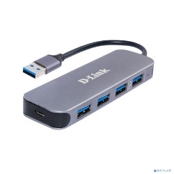 D-Link DUB-1340/D1A Концентратор с 4 портами USB 3.0 (1 порт с поддержкой режима быстрой зарядки)