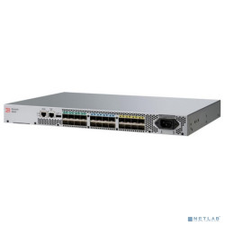 BR-G610-8-32G-0 Brocade Brocade G610S 24-port FC Switch, 8-port licensed, included 8x 32Gb SWL SFP+ transceivers