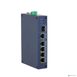 DAHUA DH-CHS4106-4ET 6-портовый коммутатор управляемый  4 RJ45 10/100Мбит/с, 1 RJ45 10/100/1000Мбит/с (uplink), 1 SFP 1000Мбит/с (uplink  IP30, IK06; DIN-рейку