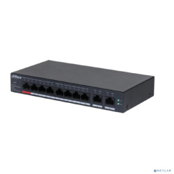 Коммутатор Dahua DH-CS4010-8GT-110 (L2) 10x100Мбит/с 8PoE 110W управляемый