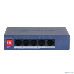 DAHUA DH-CS4005-4GT-36 4-портовый гигабитный PoE коммутатор с функцией облачного управления, 4xRJ45 1Gb, 1xRJ45 1Gb uplink, суммарно 40Вт