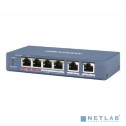 HIKVISION DS-3E0106HP-E 4 RJ45 100M PoE с грозозащитой 6кВ
