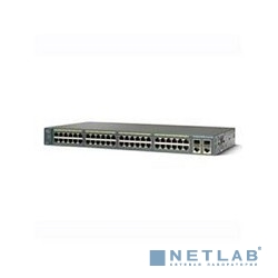 CISCO WS-C2960+48PST-L Catalyst 2960 Plus 48 10/100 PoE + 2 1000BT +2 SFP LAN Base