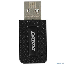 Digma DWA-AC1300C Net Adapter WiFi AC1300 USB 3.0 (ant.int) 1ant. (pack:1pcs)
