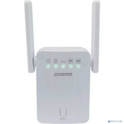 Digma D-WR300 Repeater wireless N300 10/100BASE-TX white (kit:1pcs)