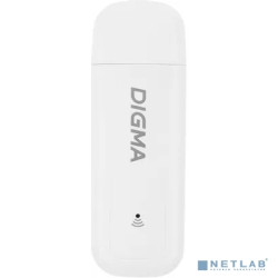 Digma Dongle WiFi DW1960WH Модем 3G/4G USB Wi-Fi Firewall +Router внешний белый