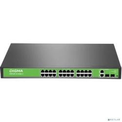 Digma DSP224F-2C-R400 Коммутатор V1 (L2) 24х100Мбит/с 24PoE