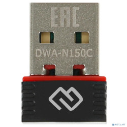 Digma DWA-N150C Net Adapter WiFi N150 USB 2.0 (ant.int) 1ant. (pack:1pcs)