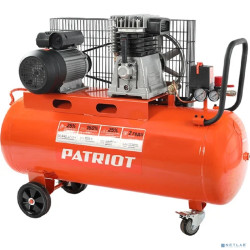 PATRIOT Expert Компрессор поршневой ременной [525301965] { PTR 100-440I, 440 л/мин, 10 бар, 2200 Вт, 100 л, быстросъемный 1/4" + "елочка" }