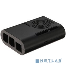 Raspberry Корпус  PI4, CaseRaspPI4, на винтах (Black) (44571/42571)
