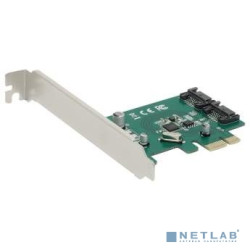 ORIENT A1061SL Контроллер PCI-E v2.0 SATA 3.0 6 Gb/s, 2intport, поддержка HDD до 6TB, ASM1061 chipset, oem