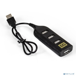 Exegate EX293976RUS USB-Хаб (концентратор) ExeGate DUB-42 (кабель-адаптер USB2.0 --> 4xUSB2.0, Plug&Play, черный)