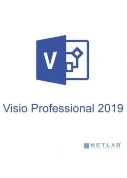 D87-07414 Microsoft Visio Pro 2019 32/64 Russian Central/Eastern Euro Only EM DVD