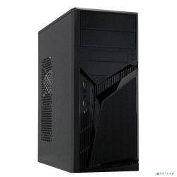 PowerCool S1007BK-U3-NP {Тип: Midi-Tower, цвет: черный, форм-фактор: ATX, mATX, вентилятор: 120 мм, размеры: 175 x 407 x 362 мм, дополнительно: USB x2, наушники, микрофон}