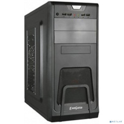 Exegate EX278394RUS Корпус Miditower Exegate CP-603 Black, ATX, <без БП>, 2*USB+2*USB3.0, Audio