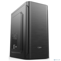 CBR Корпус mATX Minitower MX10, c БП PSU-ATX450-12EC (450W/120mm), 2*USB 2.0, HD Audio+Mic, Black [PCC-MATX-MX10-450W]