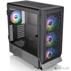 Корпус Thermaltake Ceres 500 TG ARGB черный без БП ATX 4x140mm 2xUSB3.0 1xUSB3.1 audio bott PSU