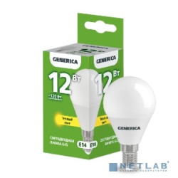 IEK LL-G45-12-230-30-E14-G Лампа LED G45 шар 12Вт 230В 3000К E14 GENERICA
