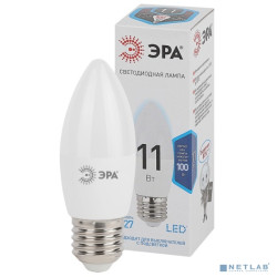 ЭРА Б0032983 Лампочка светодиодная STD LED B35-11W-840-E27 E27 / Е27 11Вт свеча нейтральный белый свет