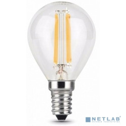 GAUSS 105801207-S Светодиодная лампа LED Filament Шар E14 7W 580lm 4100K step dimmable 1/10/50