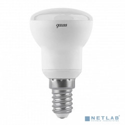 GAUSS 106001106 Светодиодная лампа LED R50 E14 6W 500lm 3000K 1/10/50