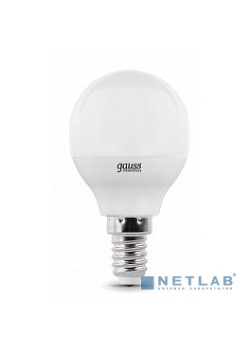 GAUSS 53122 Светодиодная лампа LED Elementary Шар 12W 920lm E14 4100K 1/10/100 0