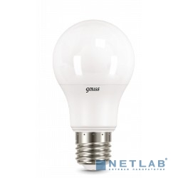 GAUSS 102502110 Светодиодная лампа LED A60 10W E27 880lm  3000K 1/10/50
