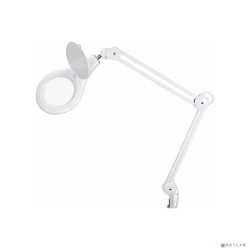 Rexant 31-0503 Лупа на струбцине  , круглая, 5D, с подсветкой 108 LED, белая