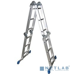 СИБИН Лестница-трансформер алюминиевая 4 x 3 ступ [38851]
