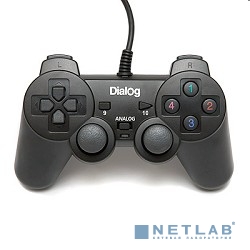 Dialog Action GP-A11, черный {Геймпад, вибрация, 12 кнопок, USB}