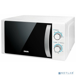 BBK 20MWS-711M/WS (W/S) Микроволновая печь, 20 л, 700 Вт, белый/серебро