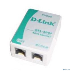 D-Link DSL-30CF/RS Сплиттер ADSL2+ Annex A c телефонным кабелем 12 см