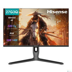 LCD Hisense 27" 27G7Q-PRO {IPS/MiniLED 3840x2160 160Hz 2xHDMI DisplayPort USB-C black}