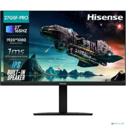 LCD Hisense 27" 27G5F-PRO черный {IPS 1920x1080 165Hz 1ms 250cd D-Sub HDMI M/M Ex}