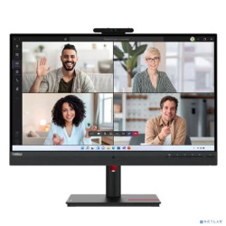 LCD Lenovo 27" ThinkVision T27hv-30 [63D6UAS3CB] {IPS 2560x1440 75Hz 4ms 300cd HDMI DisplayPort DP-out 4xUSB USB-C(90W) RJ-45 2x5W WebCam HAS Pivot}