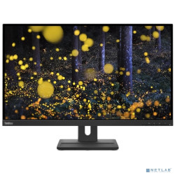 LCD Lenovo 27" ThinkVision E27q-20 [62D0GAT1EU] черный {IPS 2560x1440 4ms 16:9 HDMI M/M матовая HAS Pivot 350cd 178/178  DisplayPort }